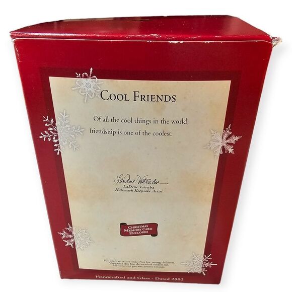 Hallmark Christmas Keepsake Cool Friends Snowglobe Ornament - Picture 3 of 7